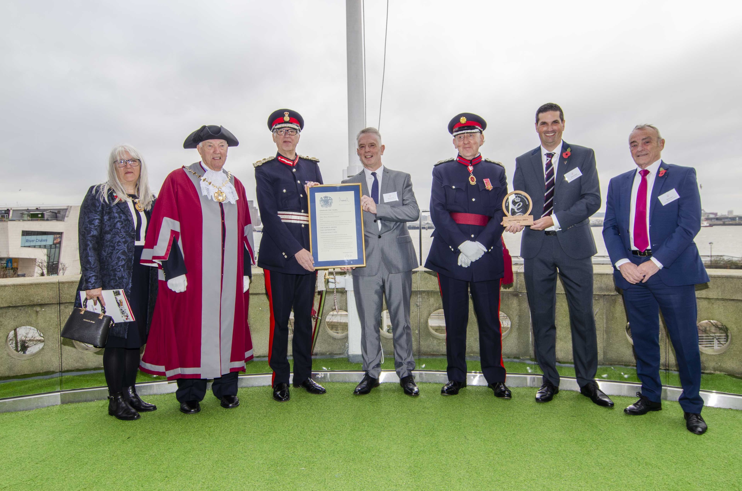 Noel Briscoe, Simon Hood, Ken Crane John Mason International Kings Award